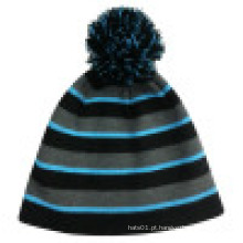 Gorra de malha com POM POM NTD013